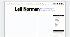 Desktop Screenshot of leifnorman.net